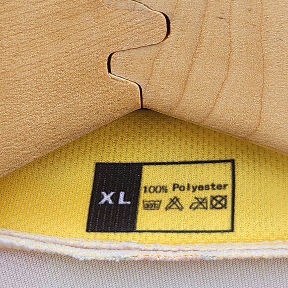 FUN M&M's Candy Cycling Jersey Yellow M&M Women's XL - Picture 5 of 5